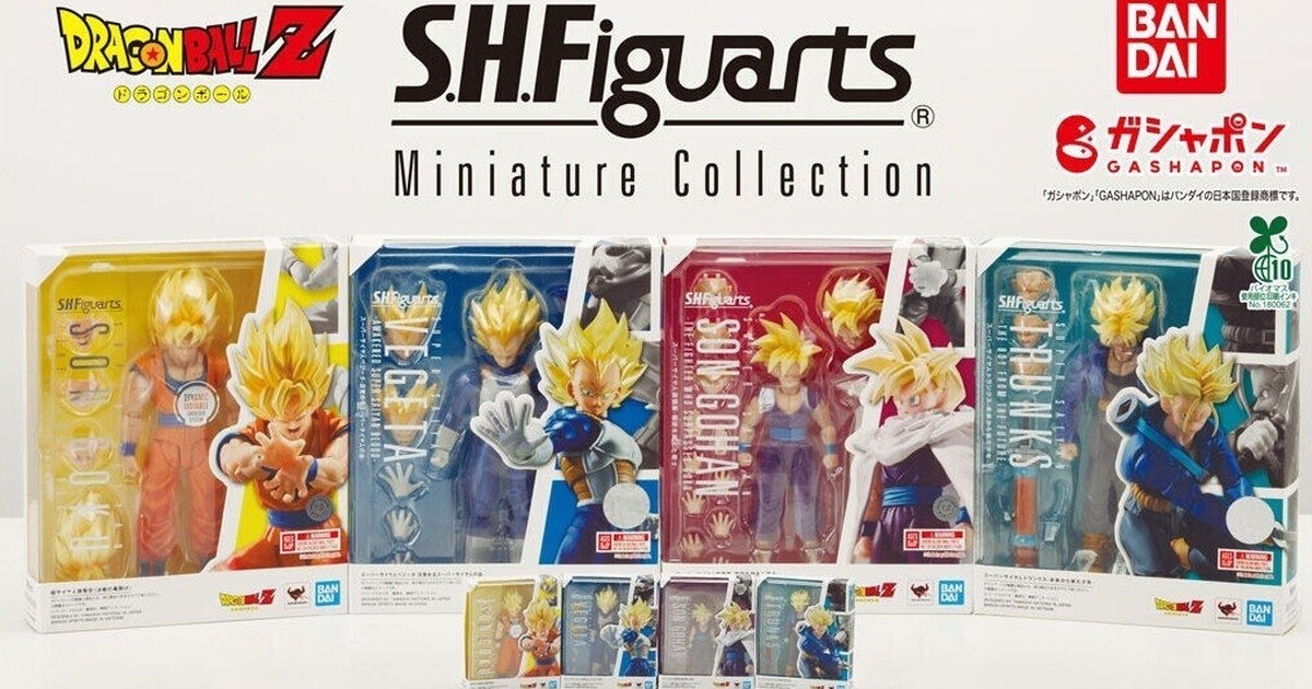 萬代轉蛋『七龍珠 S.H.Figuarts Miniature Collection』將S.H.Figuarts商品細節凝聚於迷你轉蛋尺寸！