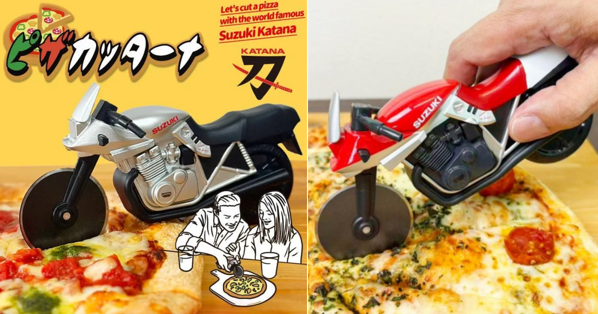 鈴木標誌性車款化為『SUZUKI KATANA型 披薩刀』全新紅色車款限量1000把登場！
