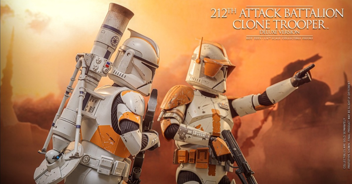 Hot Toys「《星際大戰三部曲：西斯大帝的復仇》212 攻擊營士兵 一般版／豪華版」1/6比例收藏級人偶