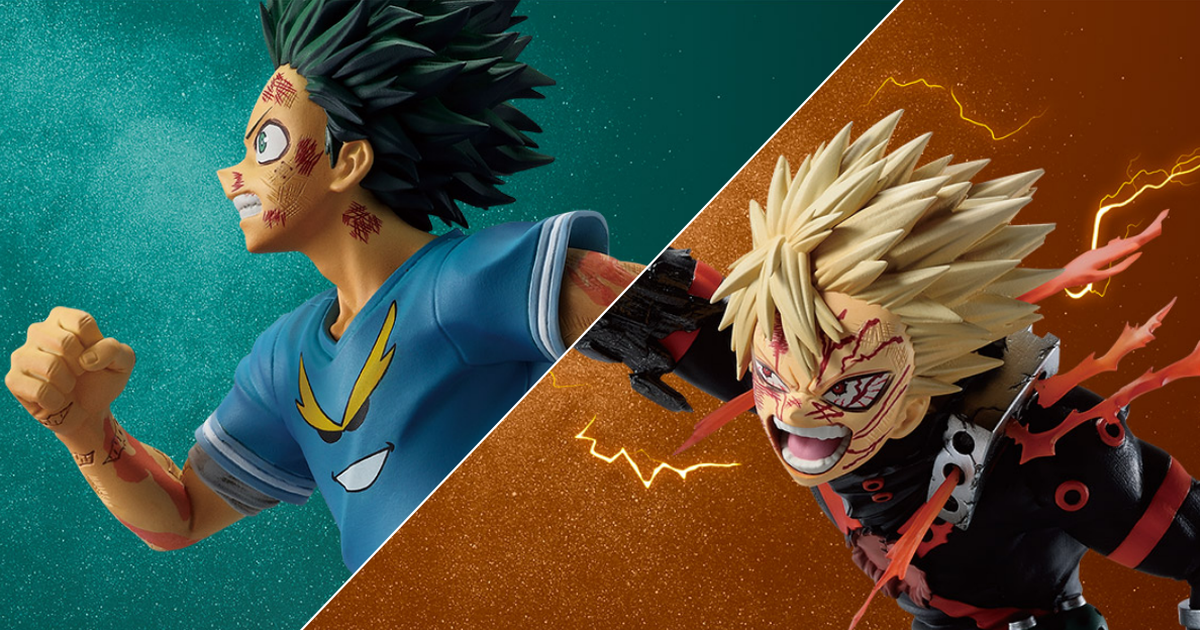 『一番賞 我的英雄學院-交織的思念-』搶先發表制服／激戰造型的綠谷與爆豪角色模型！