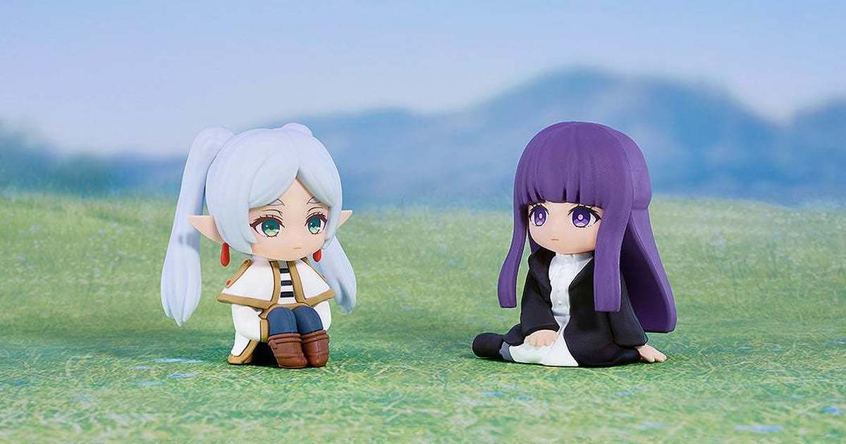 GOOD SMILE COMPANY 黏土人 PLUS「《葬送的芙莉蓮》芙莉蓮／費倫」橡膠角色模型