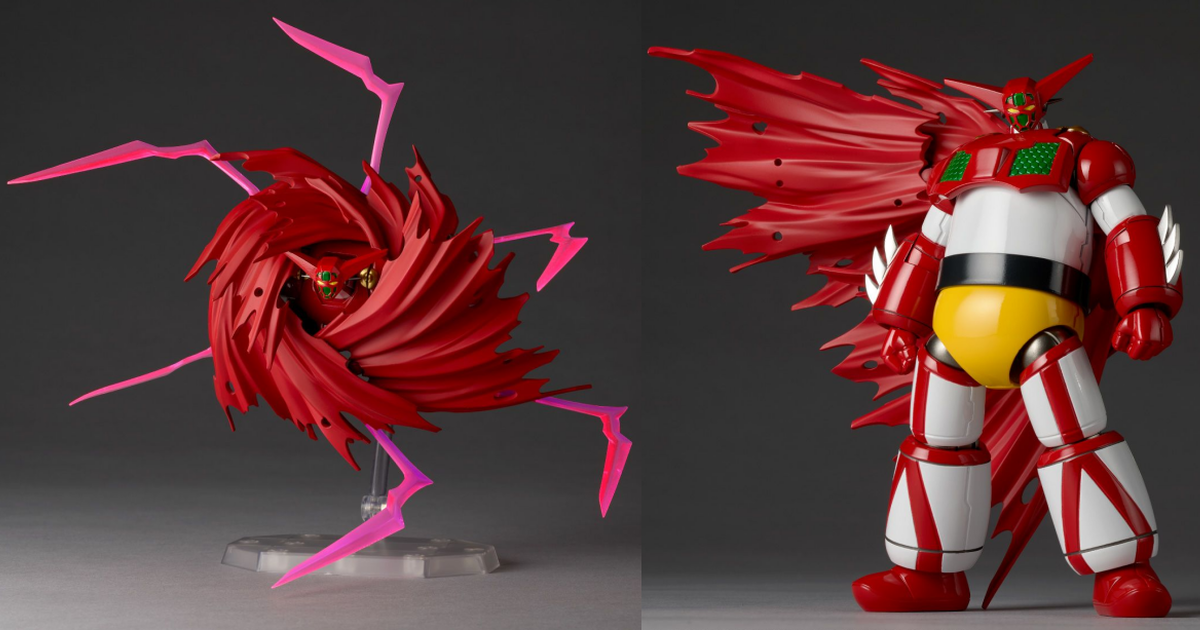 海洋堂『轉輪科技 AMAZING YAMAGUCHI 蓋特 1 號 OVA Ver.』再現世界最後之日衝擊招式！