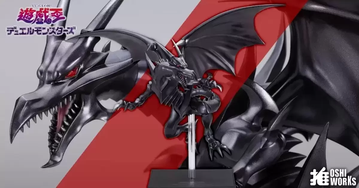 壽屋『遊戲王怪獸之決鬥 OSHI WORKS 真紅眼黑龍』無比例模型 漆黑身軀魄力登場！
