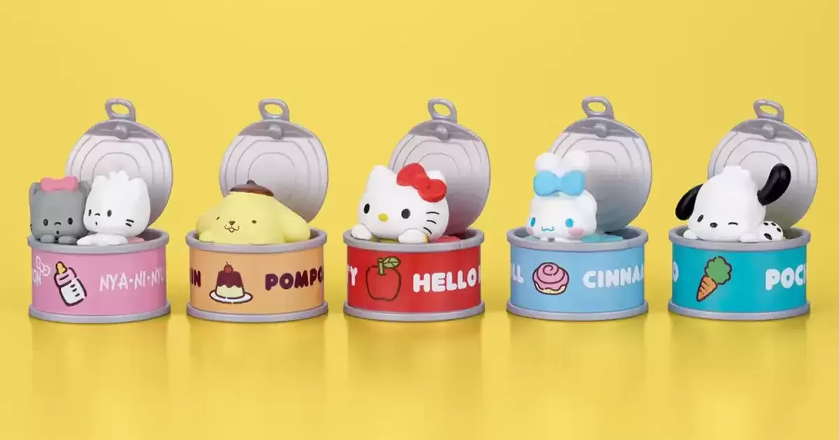 T-ARTS Original New Series "Can Character! Sanrio Stars" Gashapon: Adorable Figures Peeking Out From Cans!