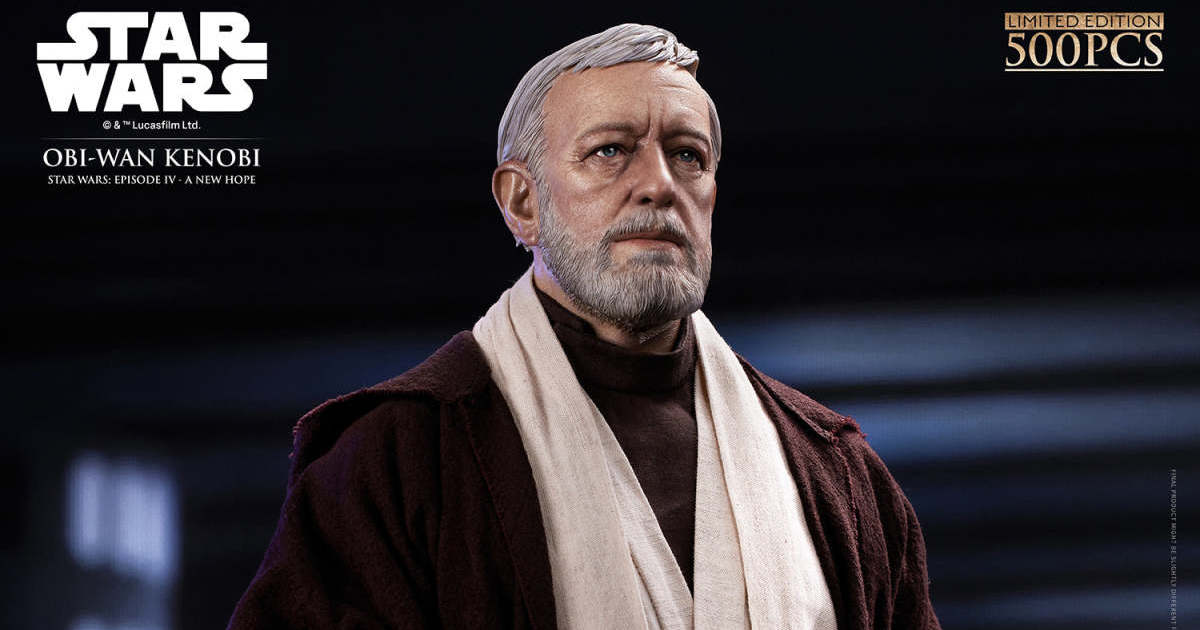 BLITZWAY "Star Wars: Episode IV – A New Hope Obi-Wan Kenobi" 1/4 Scale Collectible Statue, Realistically Recreating Old Ben's Subtle Demeanor!