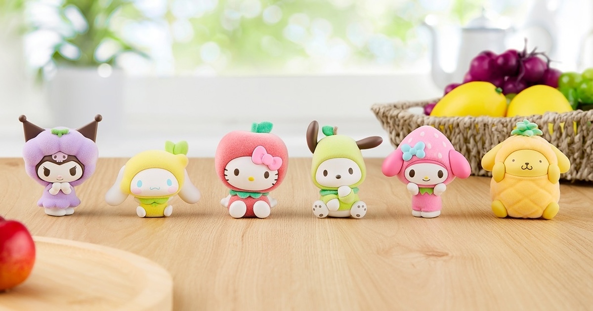 Bandai Candy "Kigurumi ~ Sanrio Characters 2" Shokugan, Super Healing Colorful Fruit Designs Make a Cute Appearance!