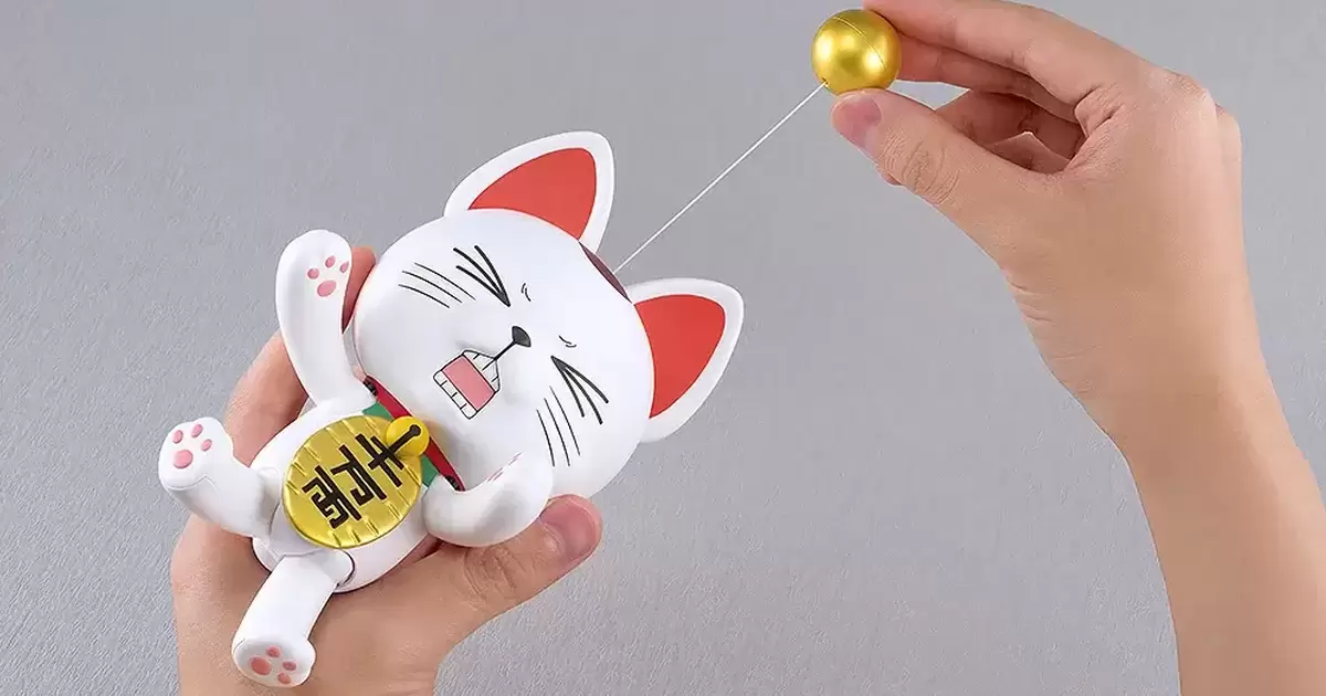Dandadan's PLAMAX Turbo Babaa (Maneki-neko) Model Kit Kicks Up a Storm with Wind-Up Action!