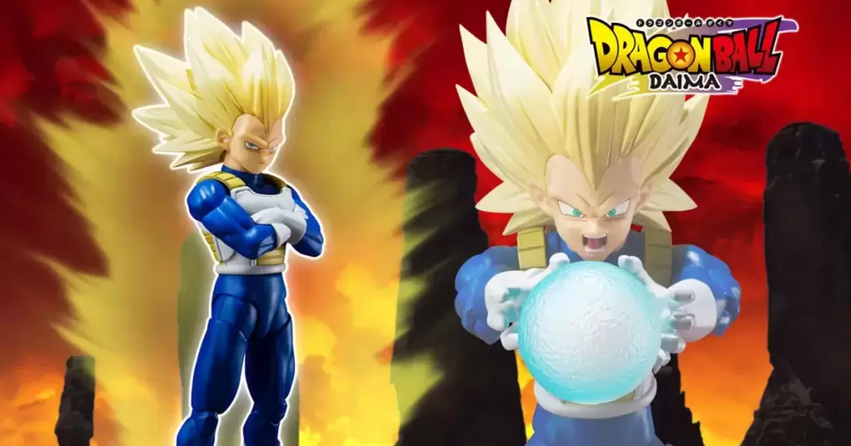 Dragon Ball DAIMA: "S.H.Figuarts Super Saiyan 3 Vegeta -DAIMA-" Debuts with New Sculpt and Final Flash Attack!