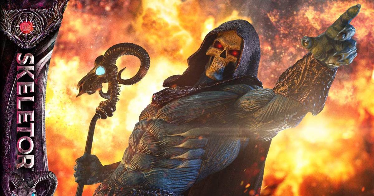 Prime 1 Studio Unleashes "Masters of the Universe" Skeletor 1/3 Scale Bonus Version Collectible Statue