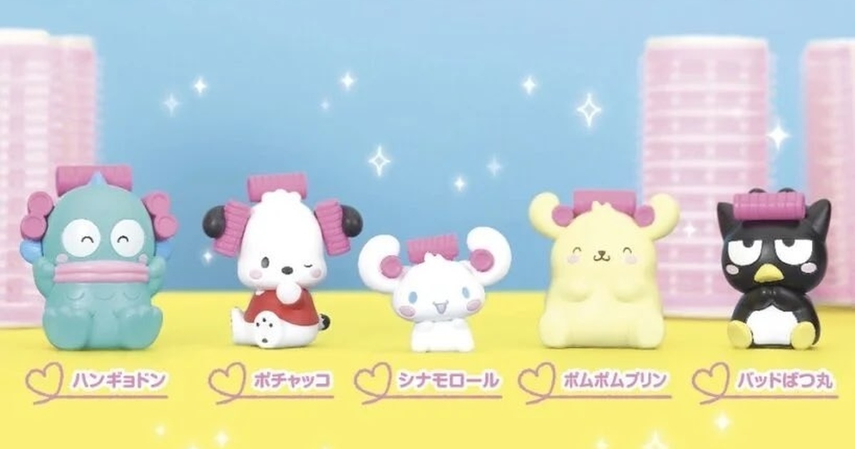 T-ARTS Unveils Adorable Sanrio Characters Hair Curler Capsule Toy Collection!