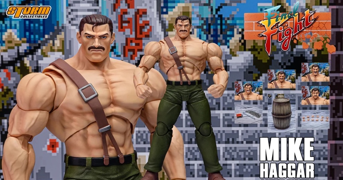 STORM COLLECTIBLES Unleashes Mike Haggar 1/12 Action Figure from "Final Fight" – The Passionate Mayor with a Wrestler's Soul!