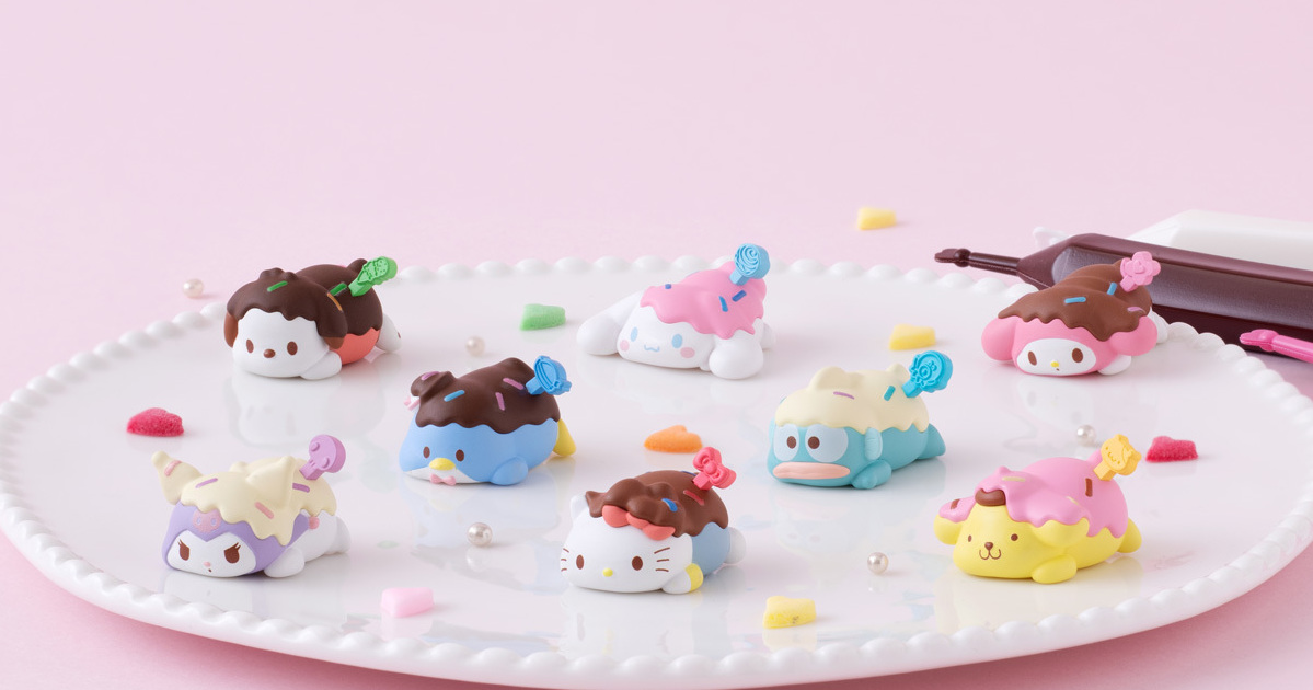 Bandai Candy Unveils Adorable Sanrio Characters Mochi Marshmallow Chocolate Charms & Chocolate Marshmallows