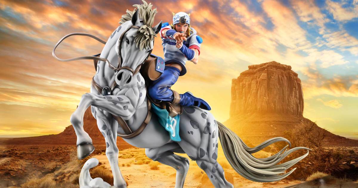 Medicos Unveils Johnny Joestar & Slow Dancer Pre-Painted Statue from JoJo's Bizarre Adventure Part 7: Steel Ball Run