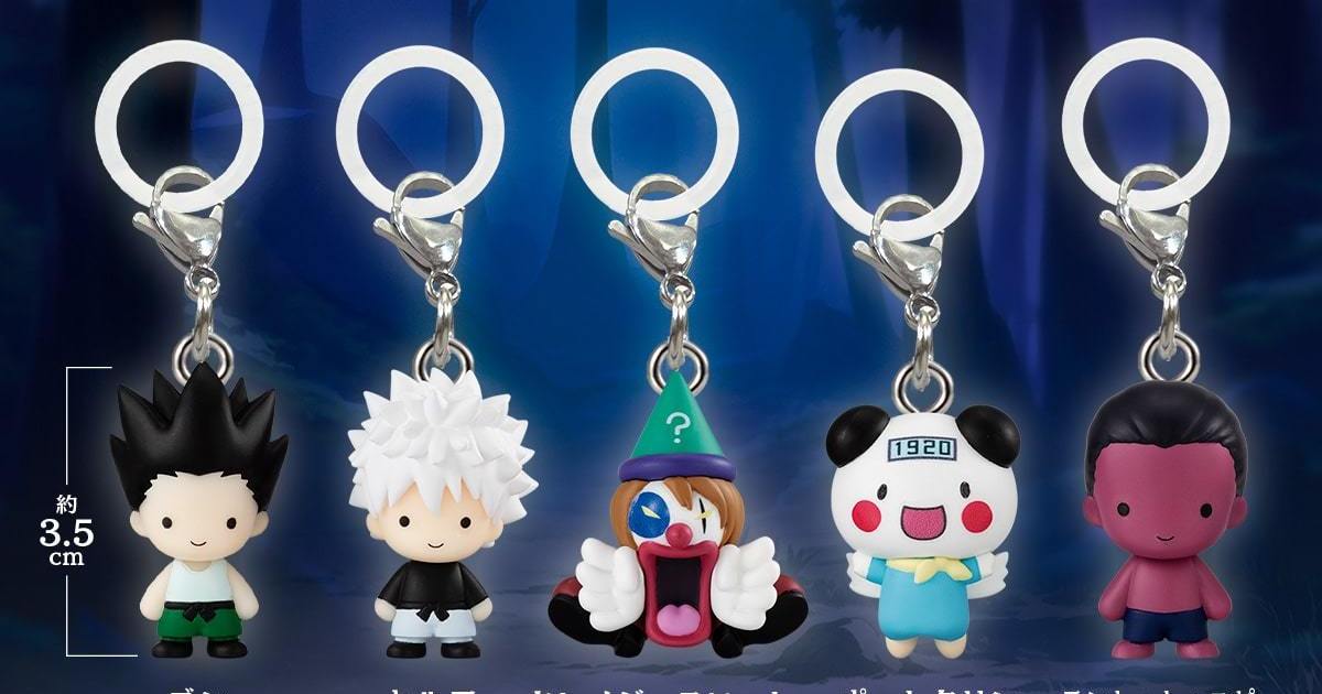 GASHAPON "HUNTER×HUNTER Chimera Ant Arc Vol.2 Marking Charms" Feature Gon, Killua, Crazy Slots, Pokkle, and Menthuthuyoupi!