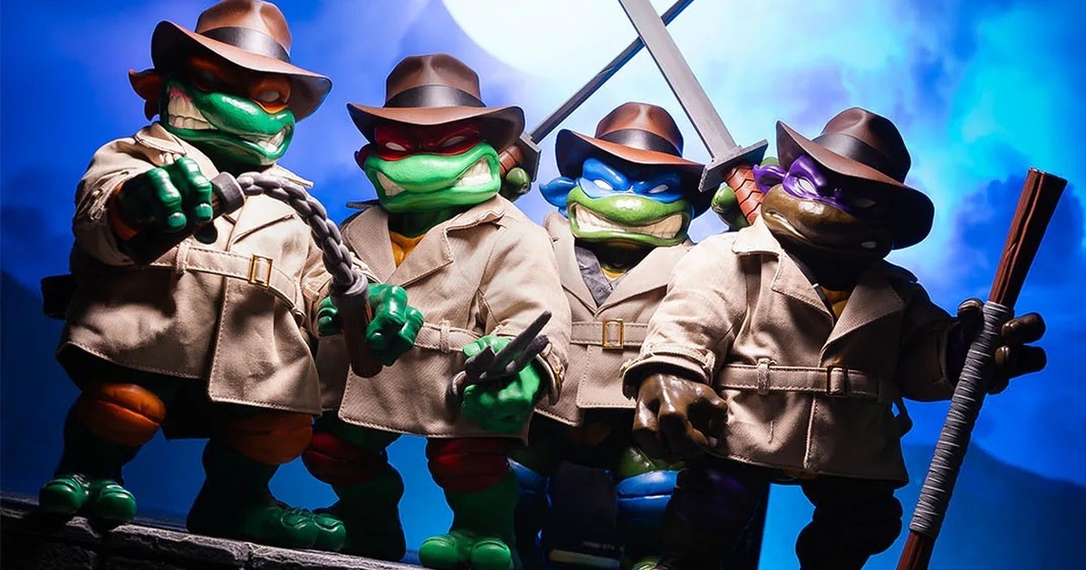 MONDO Unveils Limited Edition "Undercover Turtles" Soft Vinyl 4-Pack, Featuring Classic Disguise Outfits!