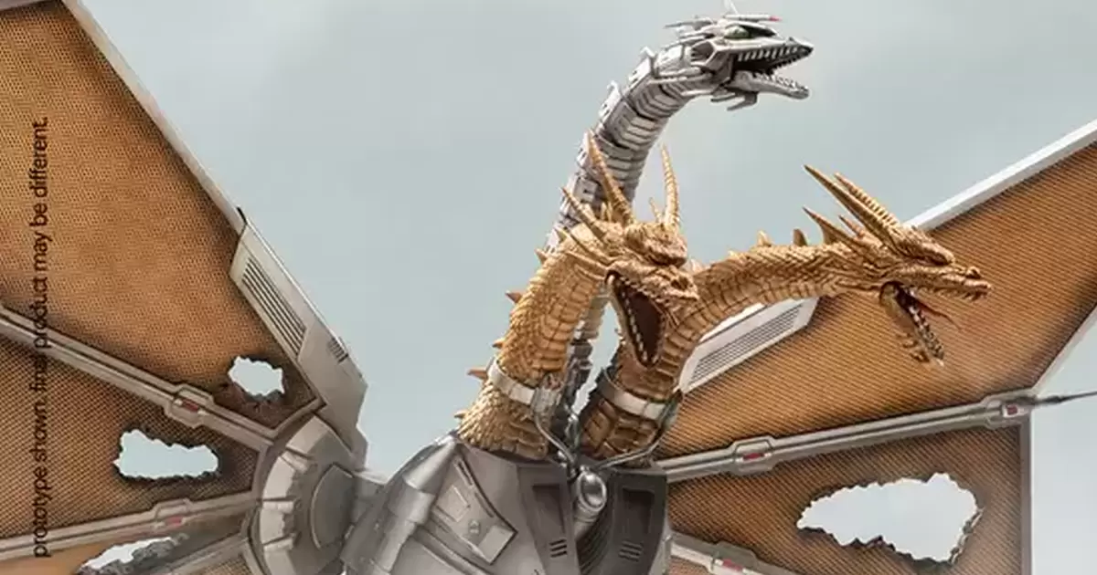 HIYA TOYS Unveils EXQUISITE BASIC Godzilla vs. King Ghidorah Mecha King Ghidorah (Battle Damaged Version) Action Figure!