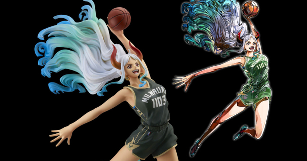 ONE PIECE x NBA MASTER STARS PIECE Yamato Milwaukee Bucks Figure Unleashes Dynamic Dunking Pose!