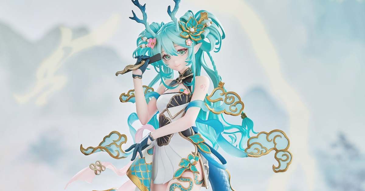 Kaiyodo Unveils Mystical Hatsune Miku Seiryu Ver. 1/7 Scale Figure, Descending with Ethereal Grace