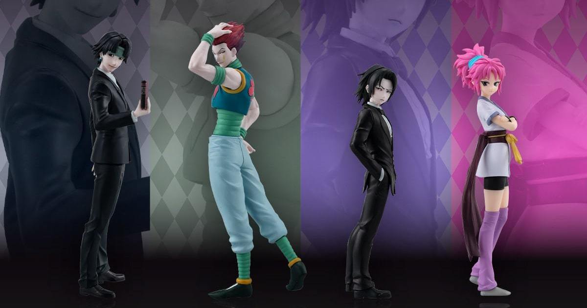 GASHAPON HG HUNTER×HUNTER Vol.2 Brings Yorknew City Arc Phantom Troupe Members to the HG Figure Line