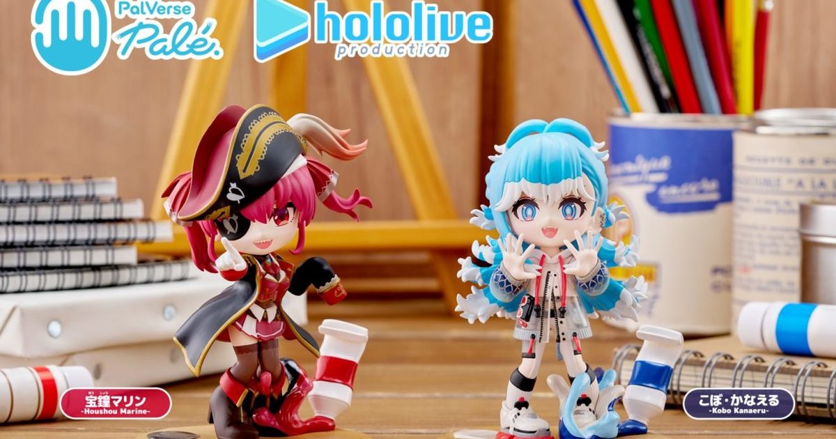 『PalVerse Palé.Hololive Production 寶鐘瑪琳、可波·卡娜埃露』盒玩 可愛登場！