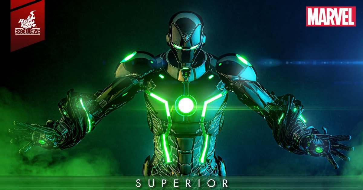 Hot Toys 限定「Marvel Comics 究極鋼鐵人（惡名昭彰霓虹版）」1/6 比例收藏級可動人偶
