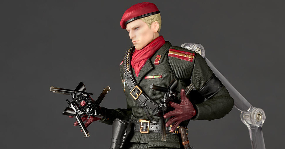 海洋堂『METAL GEAR SOLID Δ: SNAKE EATER』より「AMAZING YAMAGUCHI オセロット」が登場！高速回転するリボルバーをエフェクトパーツで再現！