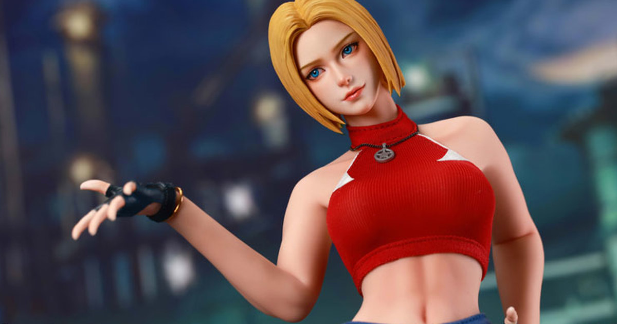 VERYCOOL 『THE KING OF FIGHTERS XIV』ブルー・マリー 1/6スケール シリコン製アクションフィギュアで鍛え上げられた肉体を忠実に再現！
