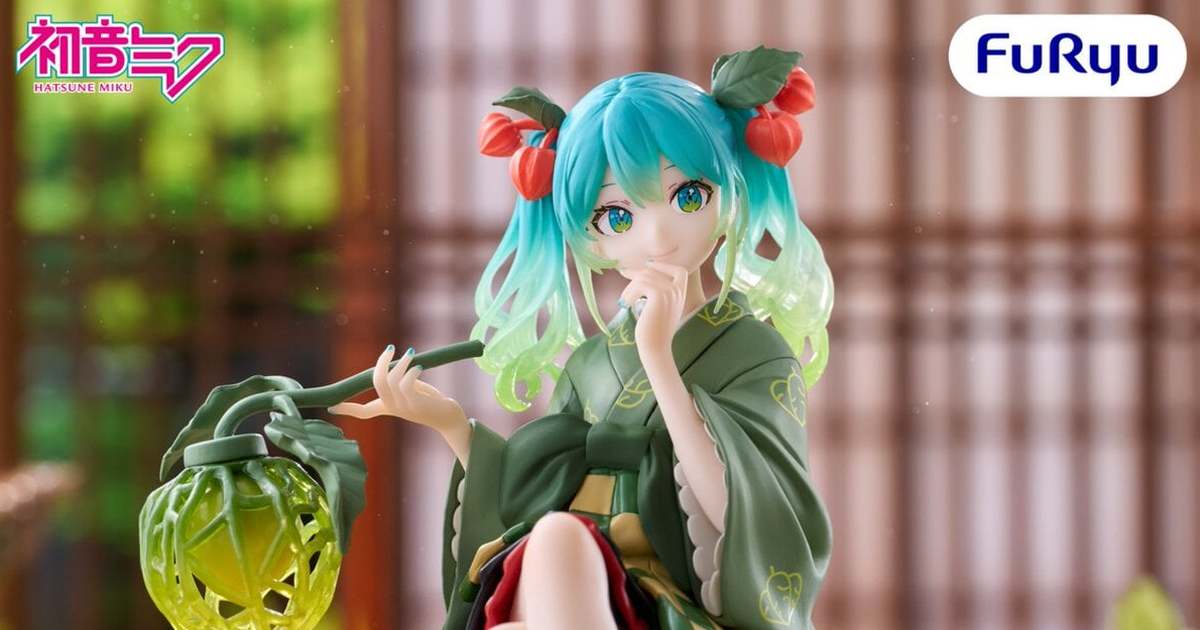 フリュー プライズ『初音ミク Flower Fairy -ほおずき Color Change-ぬーどるストッパーフィギュア』初春の息吹を感じる翠緑カラーで登場！