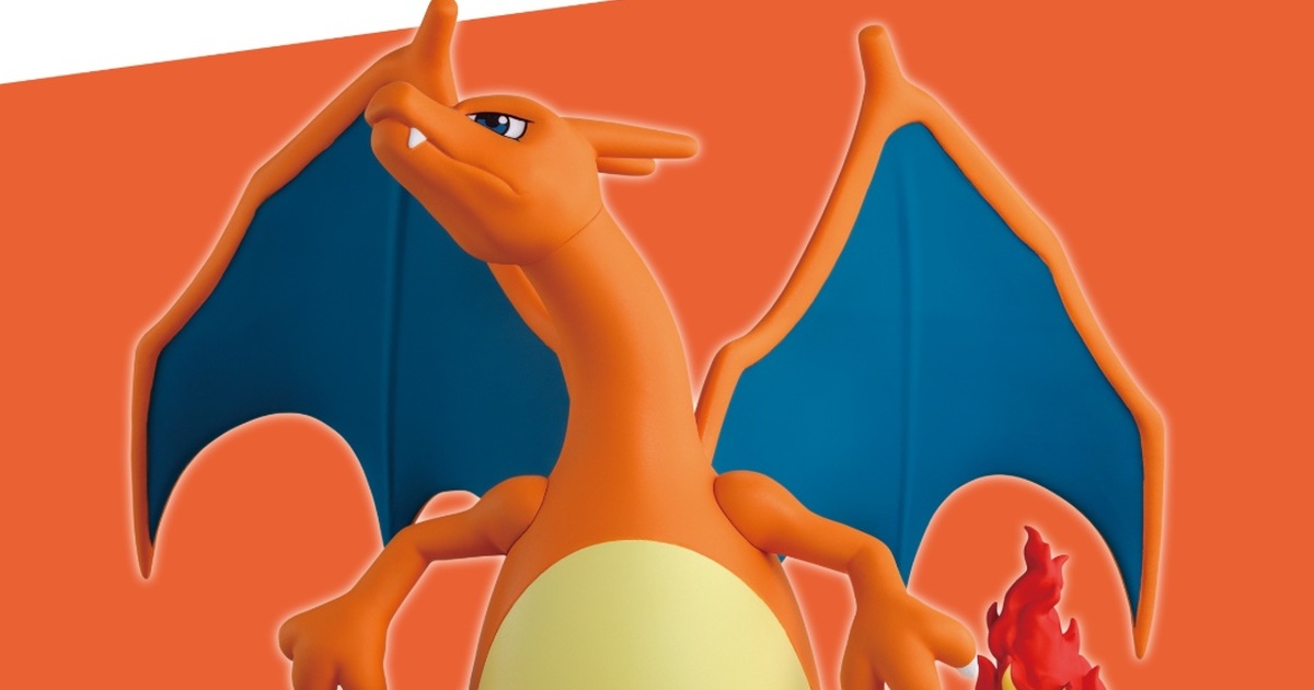 BANPRESTO「ポケットモンスター SOFVIMATES～リザードン～」が2026年11月登場！翼を広げた迫力のソフビフィギュア