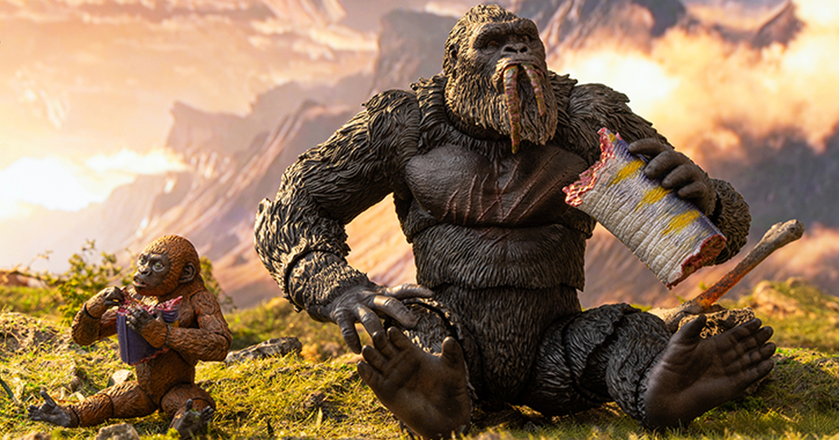 Hiya Toys Exquisite Basic Godzilla x Kong: The New Empire Kong & Suko Set Debuts as a Wonder Festival 2026 Shanghai Exclusive!