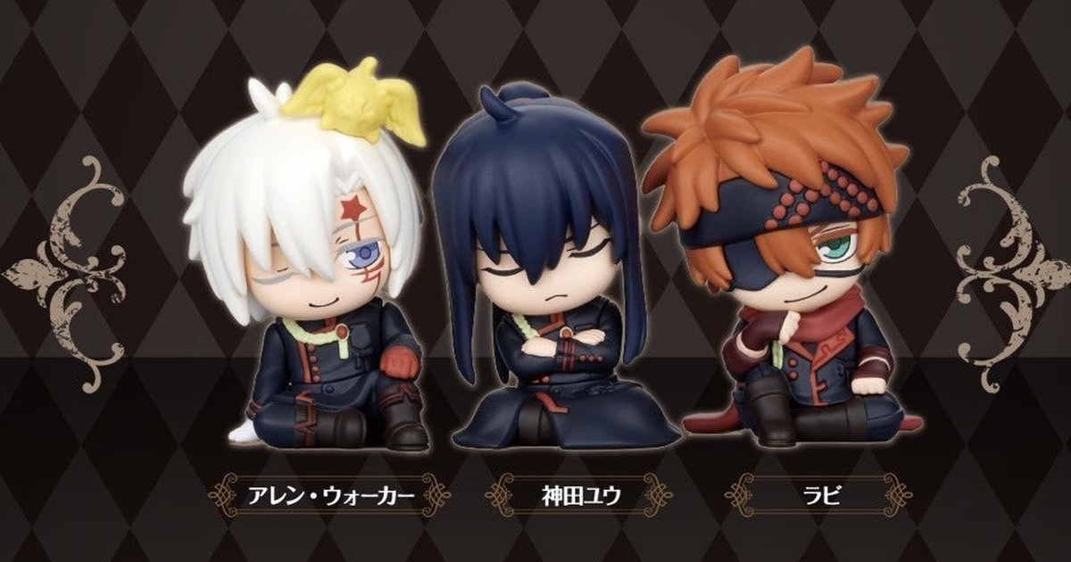 T-ARTS「肩ズンFig. D.Gray-man」が2027年1月発売！アレン・ウォーカー、神田ユウ、ラビがうたた寝姿で登場
