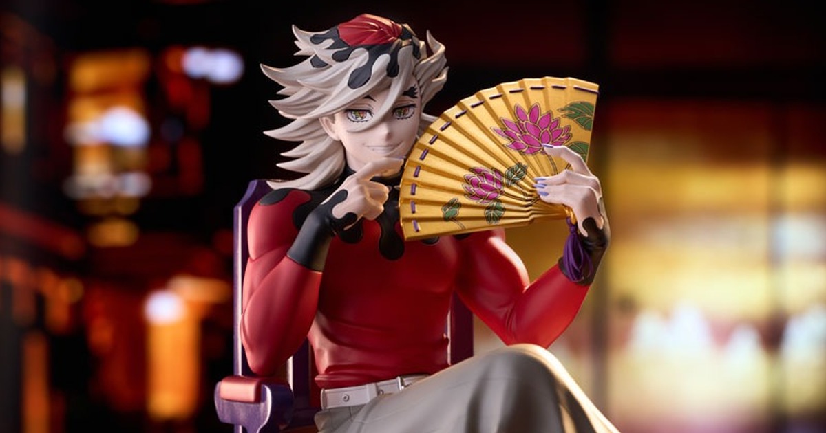 ANIPLEX Demon Slayer: Kimetsu no Yaiba Doma Non-Scale Figure Brings ufotable’s Elegant Seated Illustration to Life