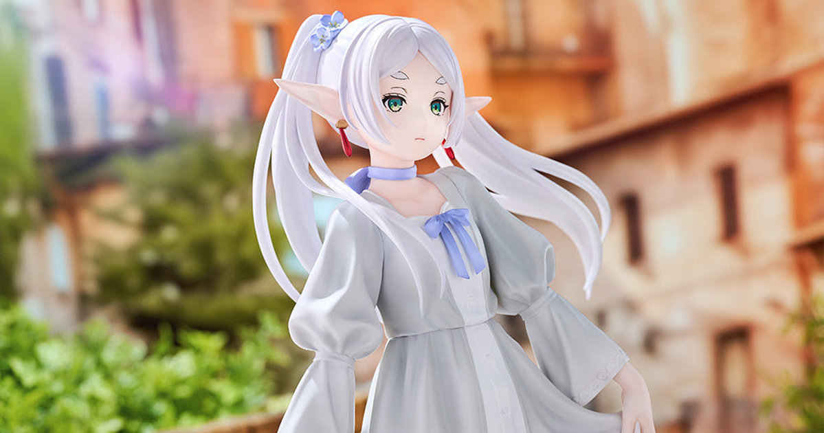Furyu TENITOL TALL「《葬送的芙莉蓮》芙莉蓮 古典連身洋裝 Ver.」塗裝完成品，氣質滿點的典雅造型！