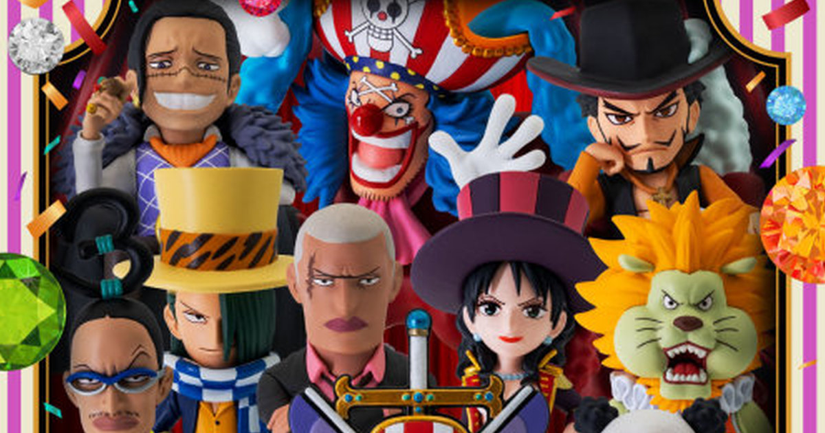 BANPRESTO One Piece WCF PREMIUM Cross Guild Set Unites All Nine Members