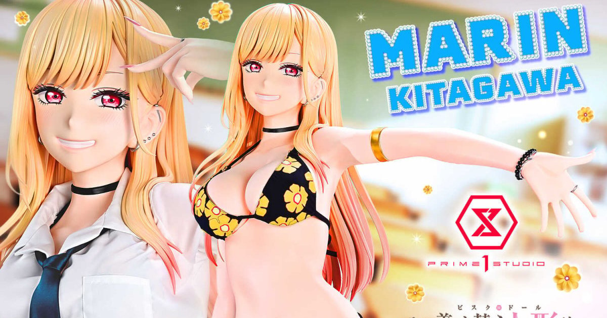 Prime 1 Studio Unveils $7,999 My Dress-Up Darling Marin Kitagawa 1:1 Scale Statue