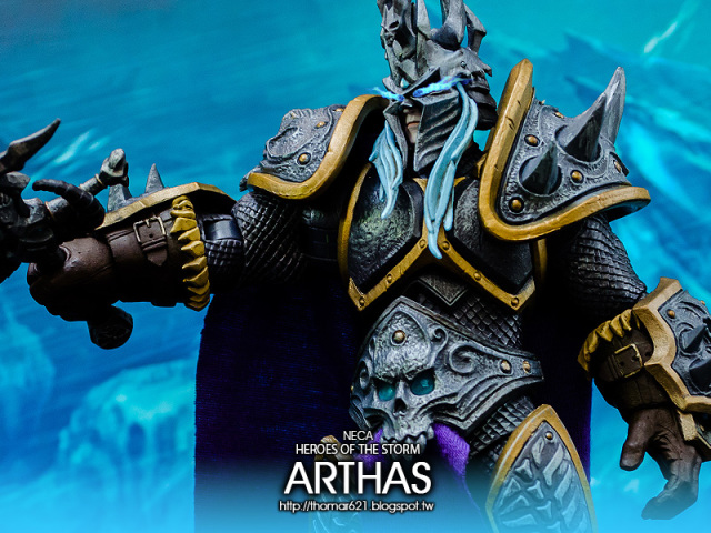 玩具心得：NECA HEROES OF THE STORM - 7” SCALE ACTION FIGURES ARTHAS 暴雪英霸 阿薩斯 / 巫妖王