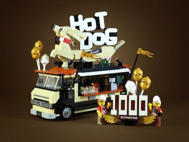 [LEGO MOC] 熱狗餐車 Hot Dog Truck