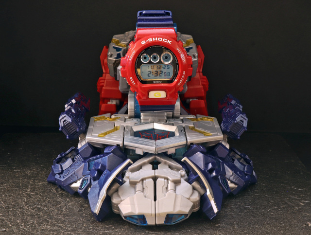 g shock transformer optimus prime