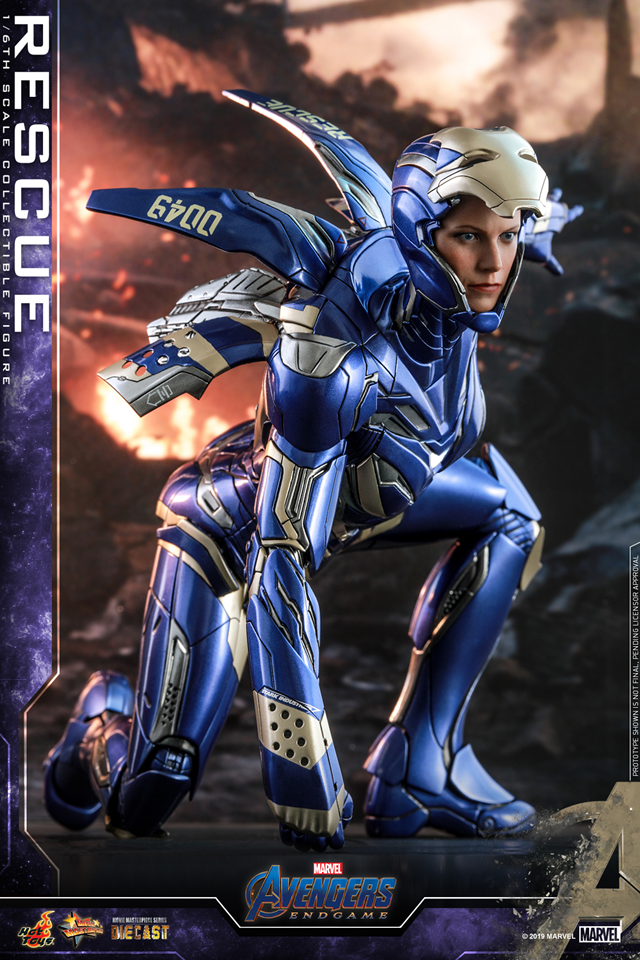 重現夫婦聯手作戰！Hot Toys - MMS538D32 -《復仇者聯盟：終局之戰》救援裝甲1/6 比例人偶作品 Rescue