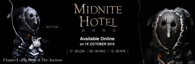 面具背後的詭異故事 <<MIDNITE HOTEL 丑時旅店>> 首只 ART TOY - NOVEM 正式登場！！