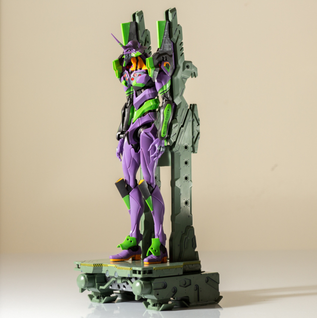 Bandai RG EVA-01 DX 開箱 紫色緊身衣紅唇少婦的誘惑