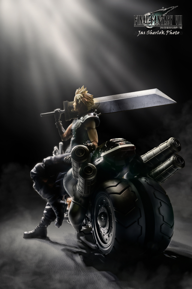 [玩具攝影]重回那個約定之地，找回童年的回憶，展開一場全新的冒險![PLAY ART改-FF7重製版-克勞德+哈迪戴德那]