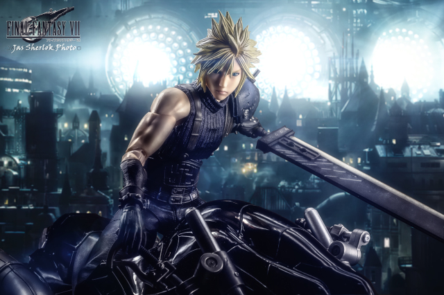 [玩具攝影]重回那個約定之地，找回童年的回憶，展開一場全新的冒險![PLAY ART改-FF7重製版-克勞德+哈迪戴德那]