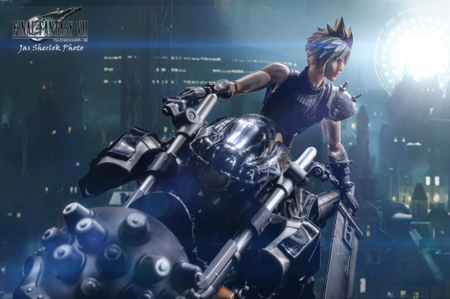 [玩具攝影]重回那個約定之地，找回童年的回憶，展開一場全新的冒險![PLAY ART改-FF7重製版-克勞德+哈迪戴德那]