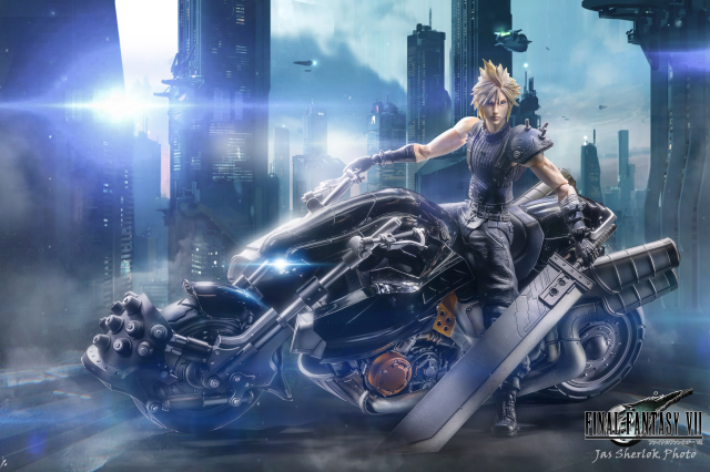 [玩具攝影]重回那個約定之地，找回童年的回憶，展開一場全新的冒險![PLAY ART改-FF7重製版-克勞德+哈迪戴德那]