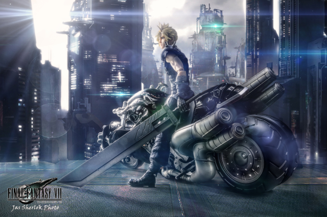 [玩具攝影]重回那個約定之地，找回童年的回憶，展開一場全新的冒險![PLAY ART改-FF7重製版-克勞德+哈迪戴德那]