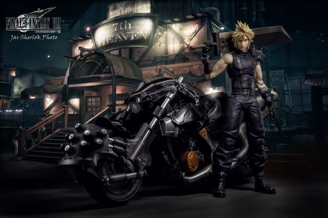 [玩具攝影]重回那個約定之地，找回童年的回憶，展開一場全新的冒險![PLAY ART改-FF7重製版-克勞德+哈迪戴德那]