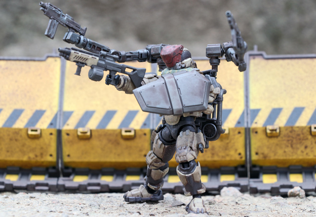 [玩具攝影] 細細粒，容易食！Oritoys PIA Club - Acid Rain 1/18 武器/外骨骼擴張包 AP-01 &amp; 02