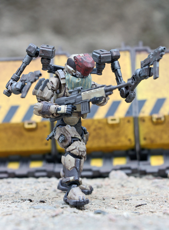 [玩具攝影] 細細粒，容易食！Oritoys PIA Club - Acid Rain 1/18 武器/外骨骼擴張包 AP-01 &amp; 02