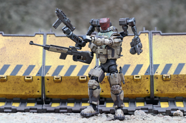 [玩具攝影] 細細粒，容易食！Oritoys PIA Club - Acid Rain 1/18 武器/外骨骼擴張包 AP-01 &amp; 02